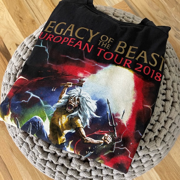 Rare Iron Maiden tour shirt. Legacy of the Beast 2018 European Tour - Picture 5 of 6